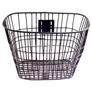 Wicker Woven Front Decorative Bicycle Basket